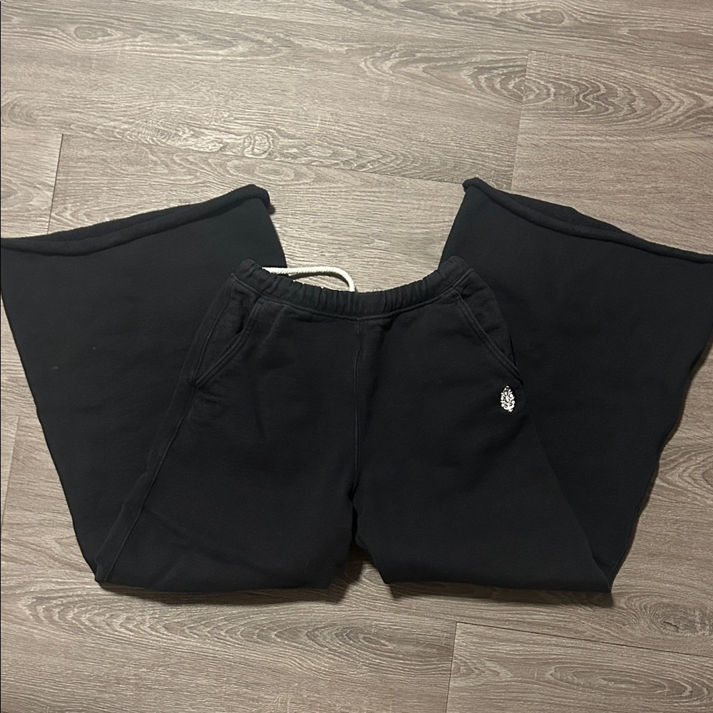 Free People Black Relaxed Joggers